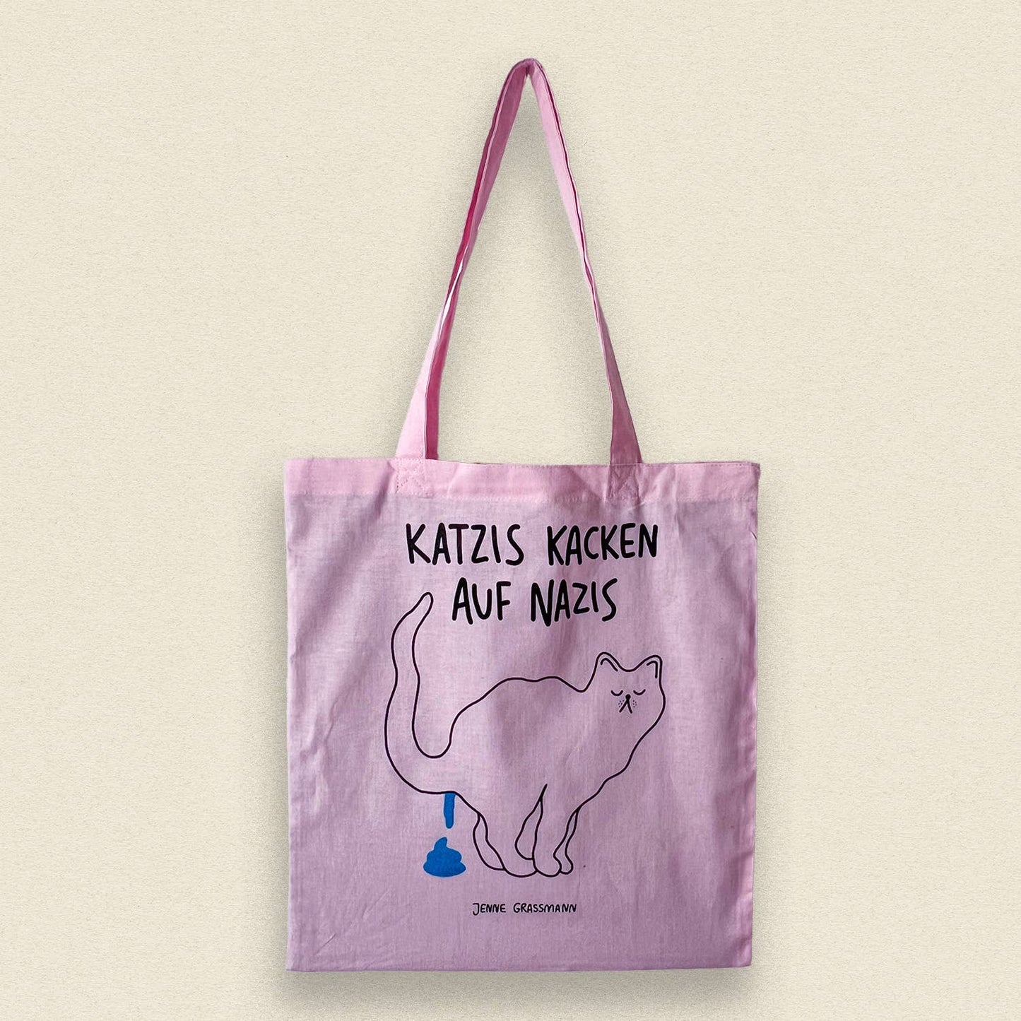Jenne Grassmann - Tote Bag Katzis: Natur