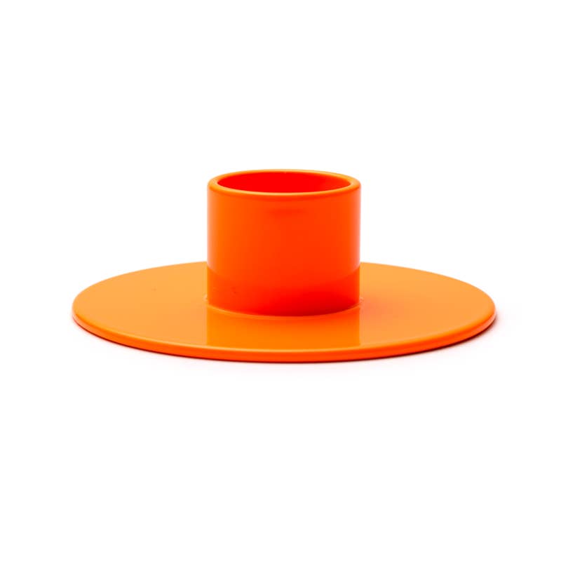 not the girl who misses much - Kaarsenhouder POP neon-oranje 22 mm
