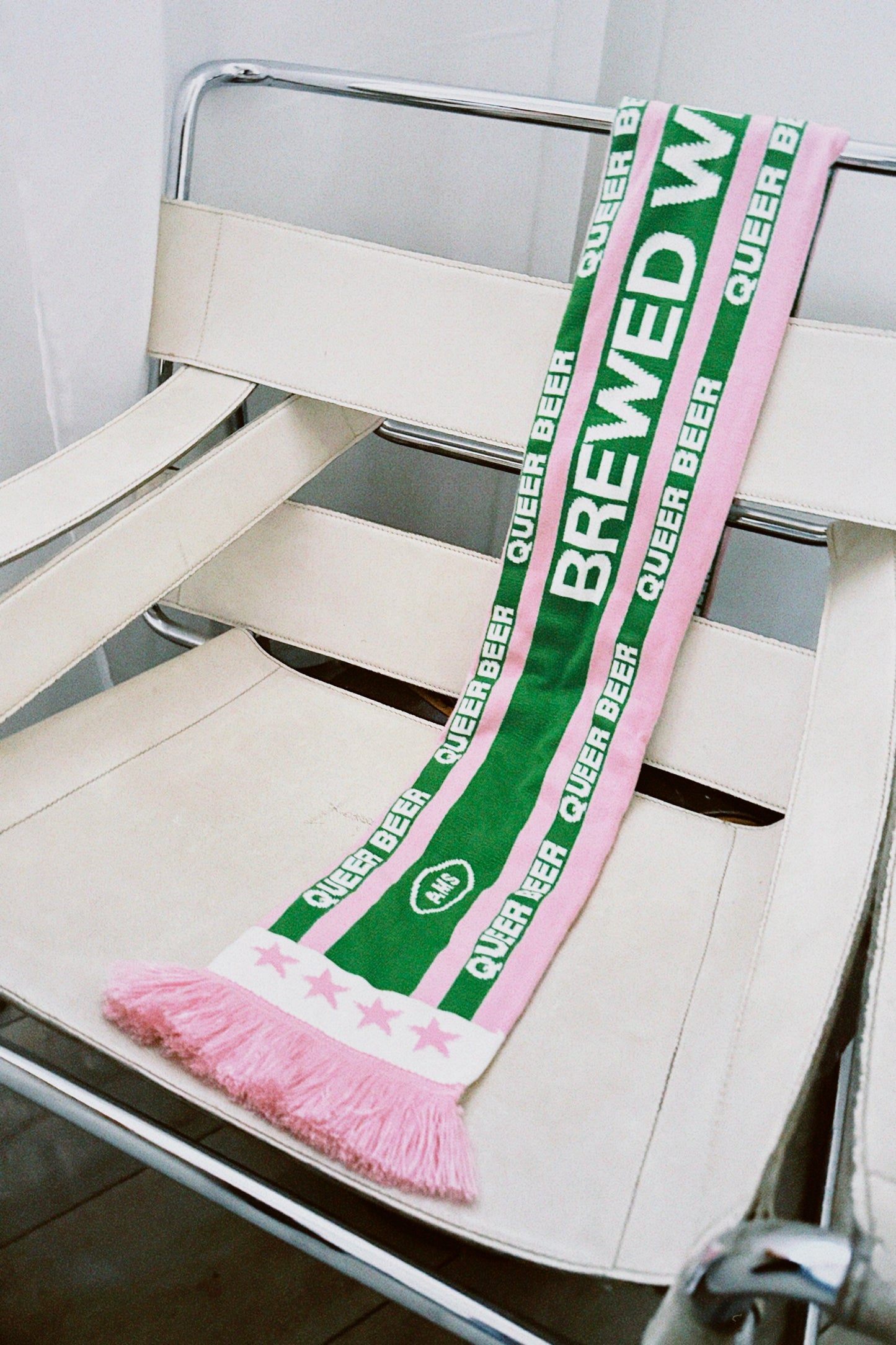Queer Beer Scarf - green pink