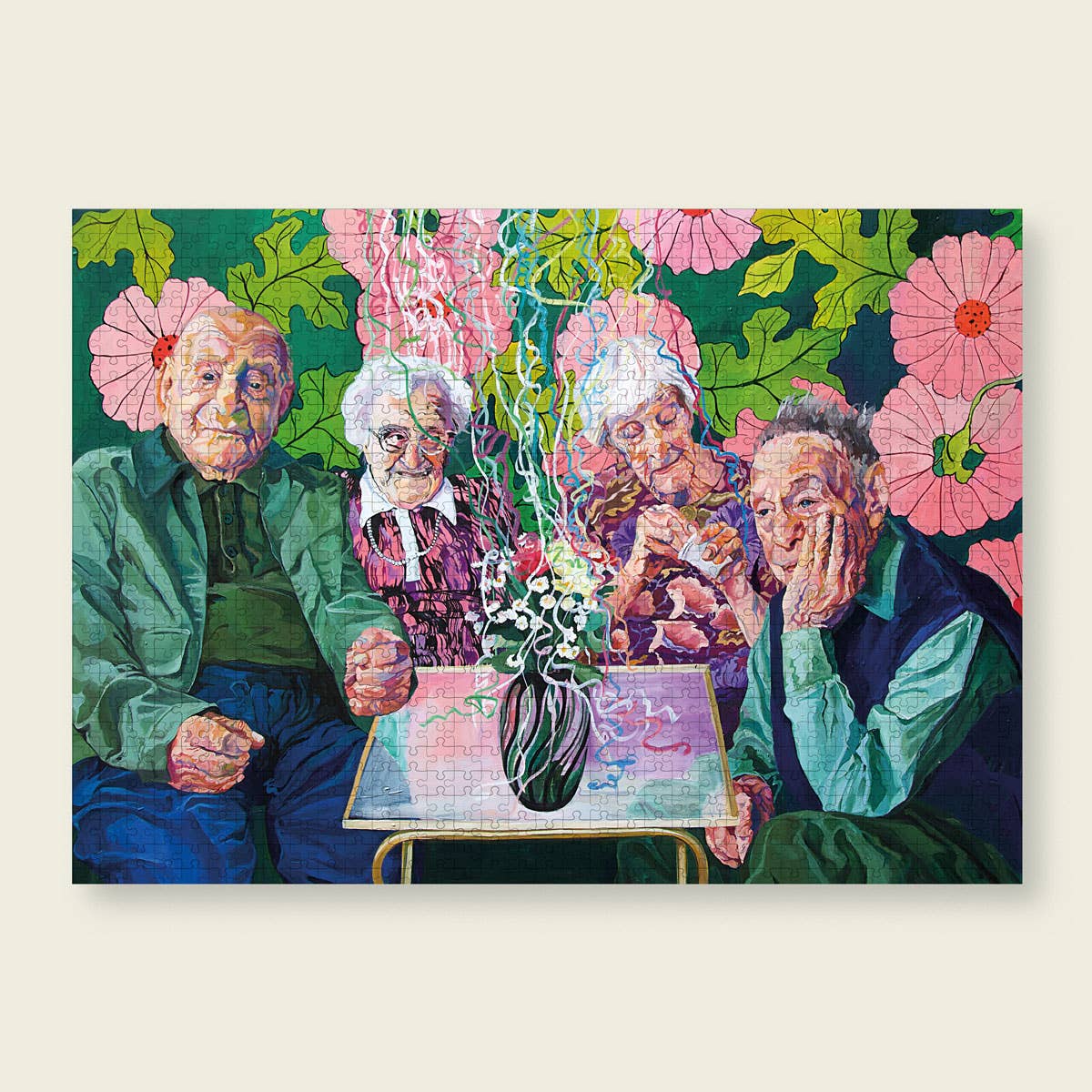 Wonderpieces - Puzzel »It’s Never Too Late to Celebrate« van Janina Bruegel