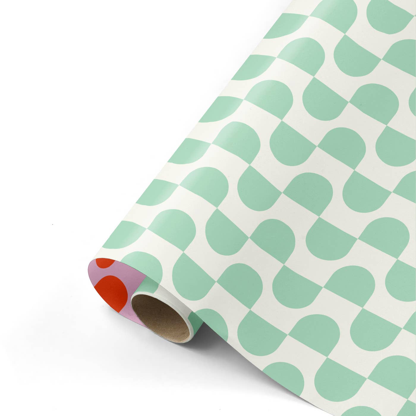CollectivWarehouse - Chunky Curves – Rollen cadeaupapier: Calm base