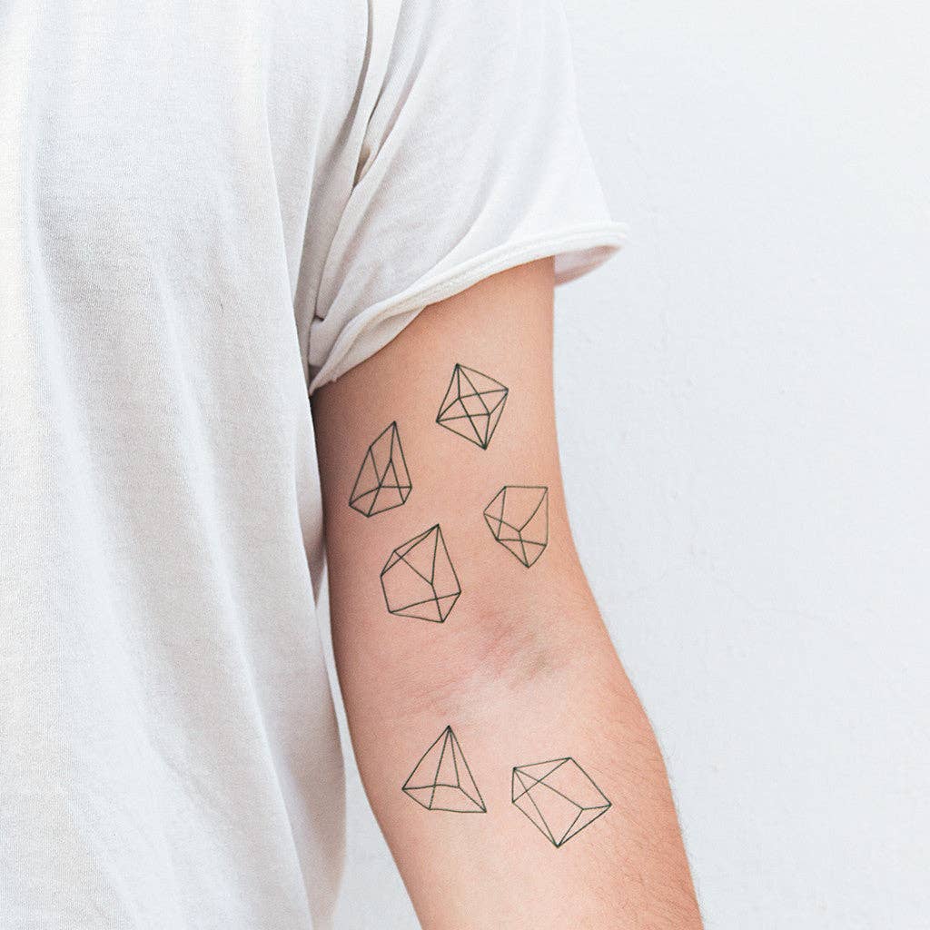 Tattoonie - GEOMETRIX-tatoeage (verpakking van 2)