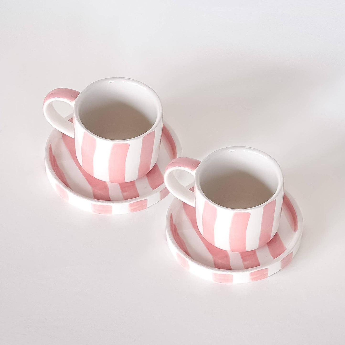 Magazin Minori - Espresso Stripes - incanto rose (set van 2, 4 stuks)