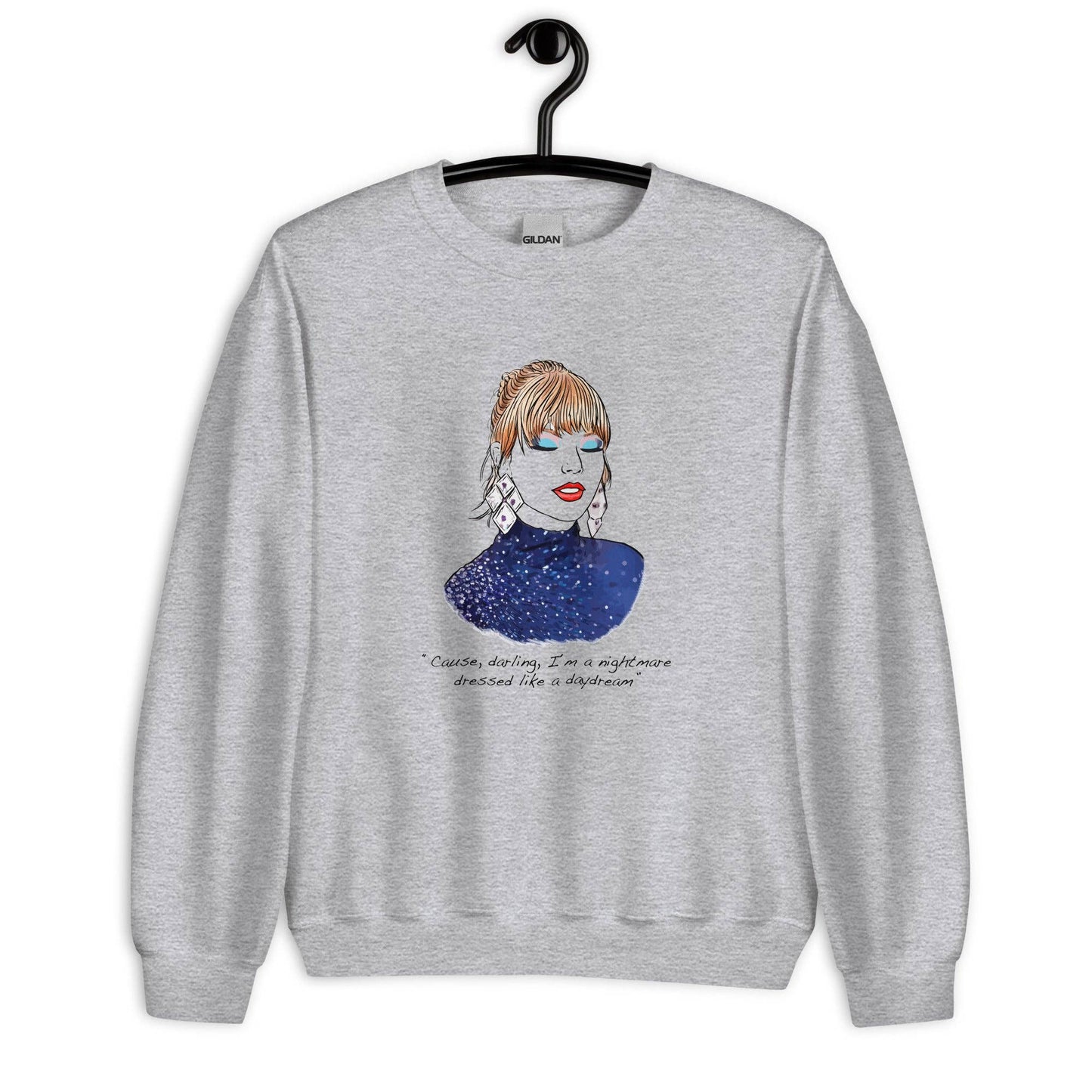 El loco del Pelo Rizo - Taylor sweatshirt: Sport grijs / L