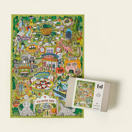 Wonderpieces - »Ein guter Park« puzzel | illustratie Sandra Bayer