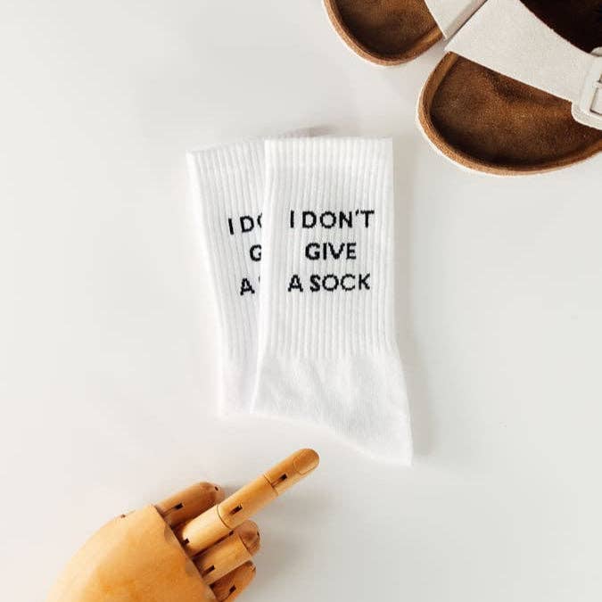 arrel - responsible apparel - I don't give a sock statement sokken: 43-46