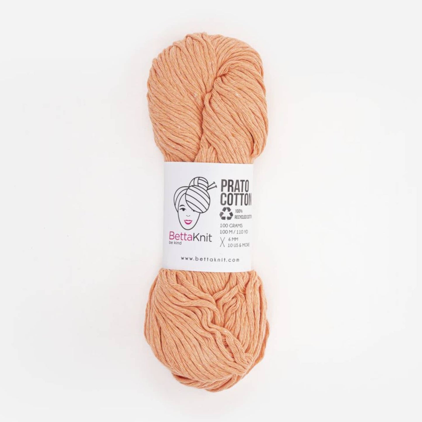 BettaKnit - Prato Cotton, katoengaren verkregen uit gerecycled afval: Blauw