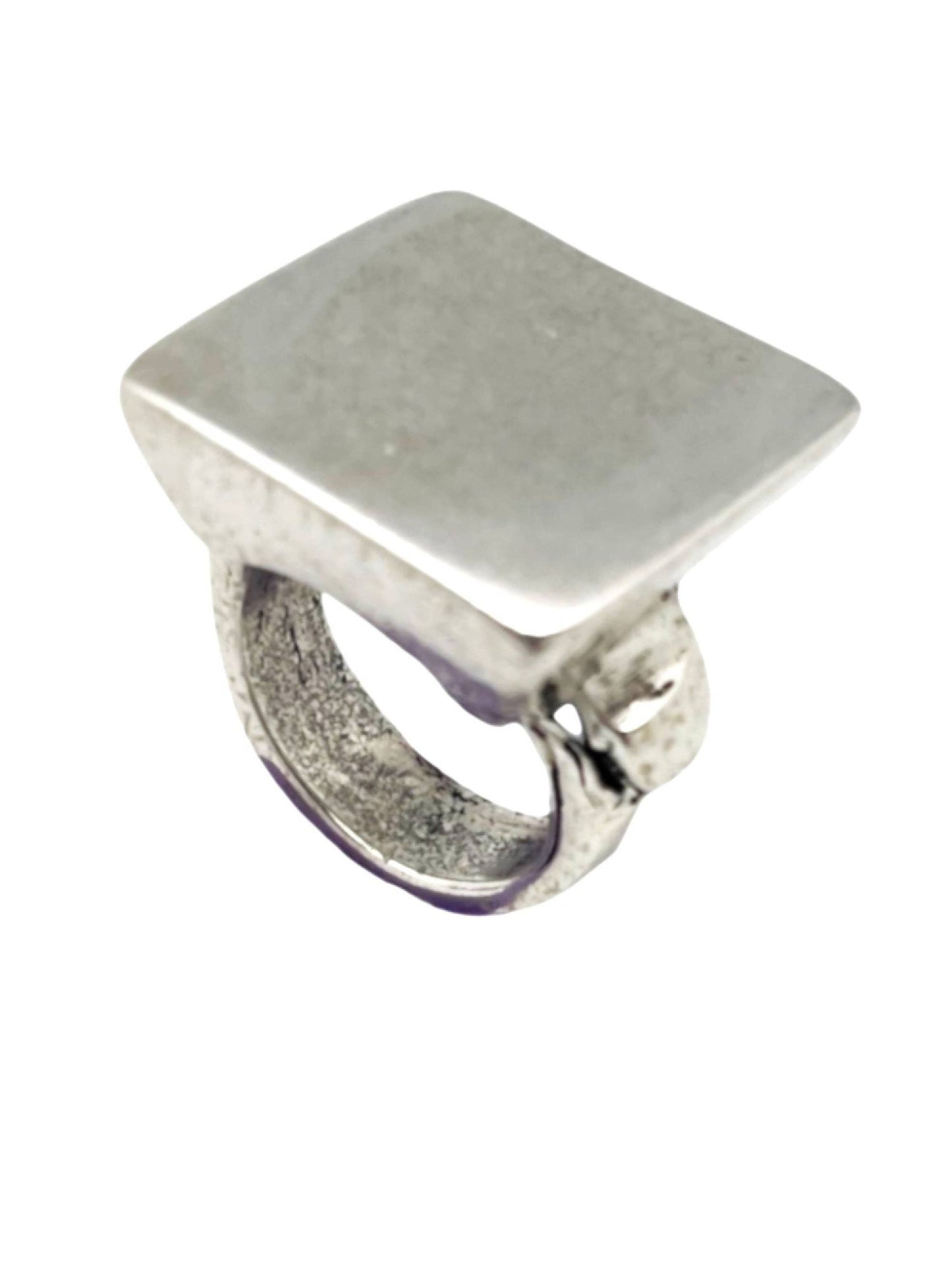 Gloria Mago - Grote imperiaal zegelring van 7 micron zilver T15