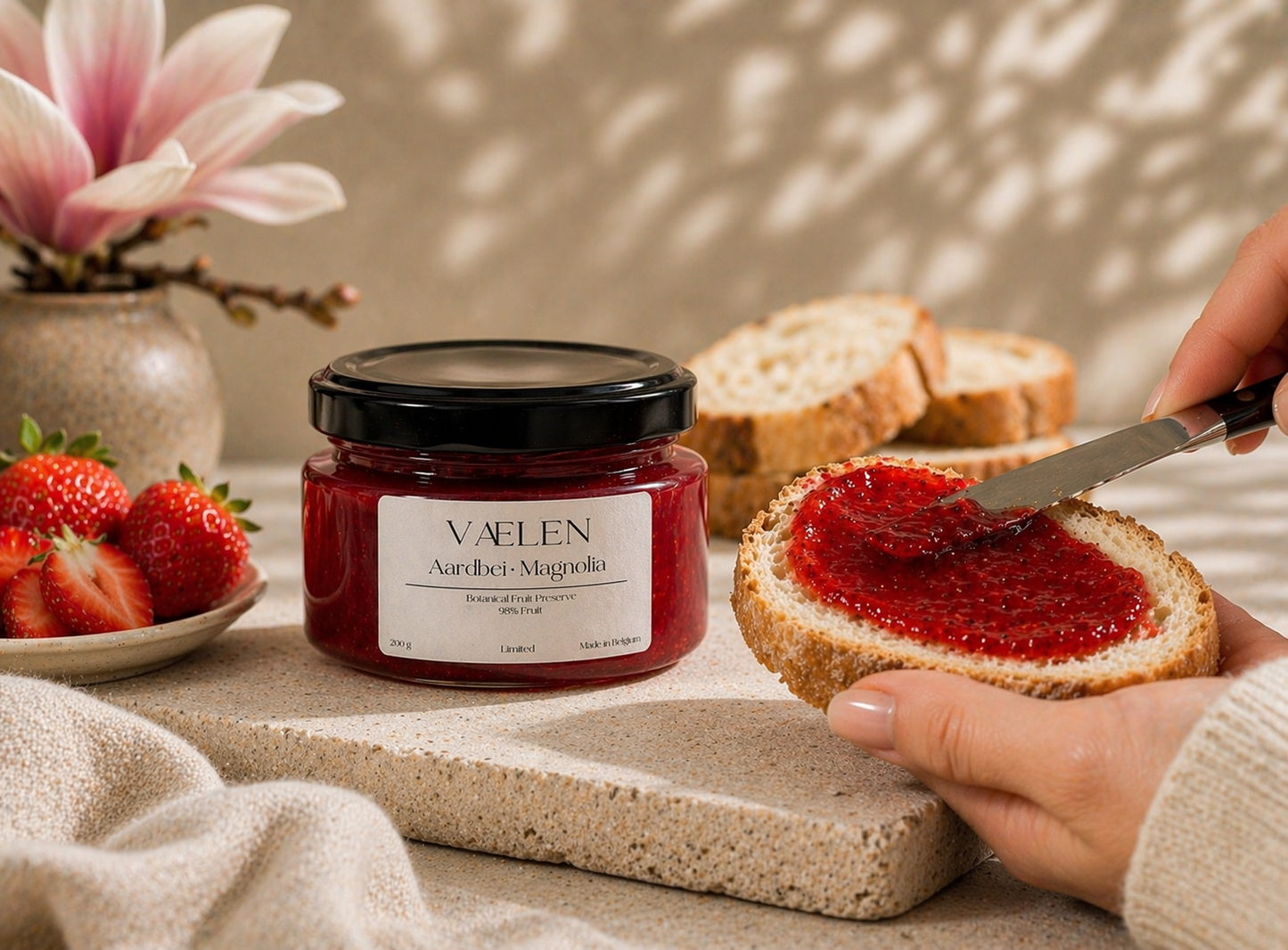 VÆLEN - Aardbei - Magnolia Confituur Limited 200g