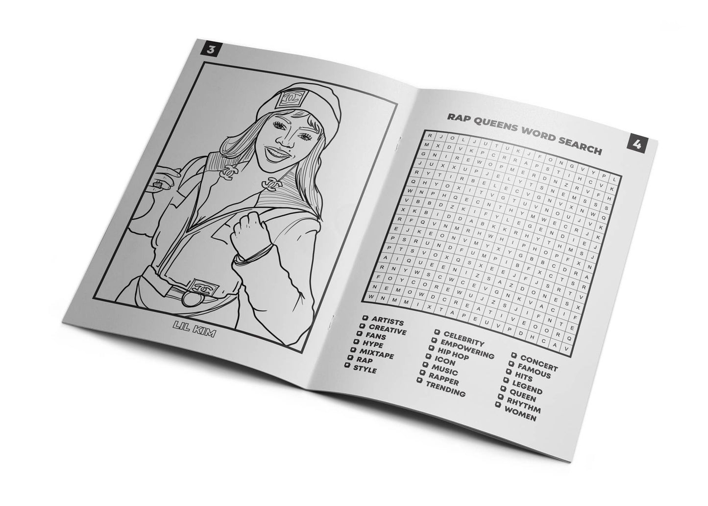 Studio Soph (We Pay Your Import Fees - We Ship DDP) - Rap Queens activiteitenboek