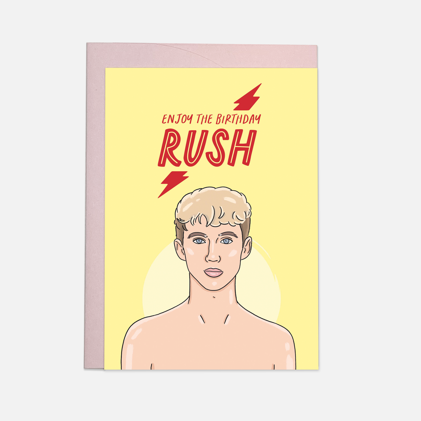 Kaart Blanche - Birthday Rush greeting card: Single sided