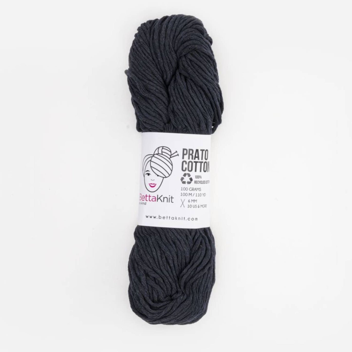 BettaKnit - Prato Cotton, katoengaren verkregen uit gerecycled afval: Blauw