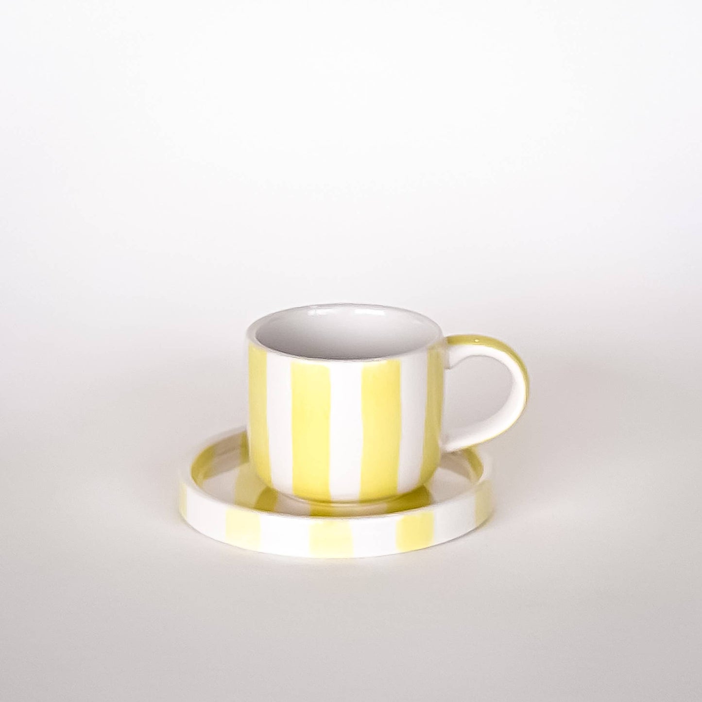 Magazin Minori - Espresso Stripes - beach yellow (set van 2, totaal 4 stuks)
