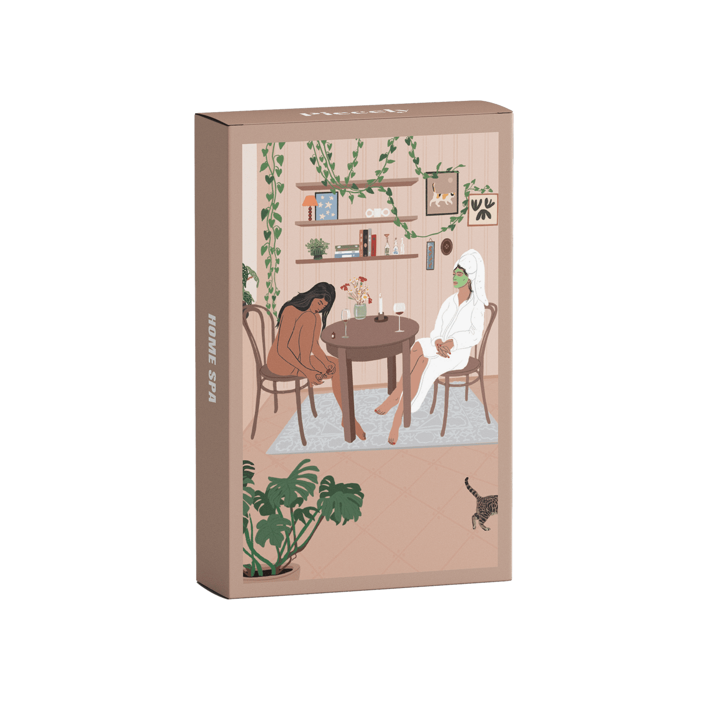 Piecely Puzzles - Home Spa mini-puzzel, 99 stukjes