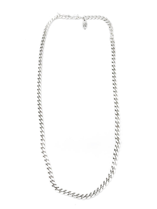 Gloria Mago - Zilveren ketting diamant verguld messing 60cm