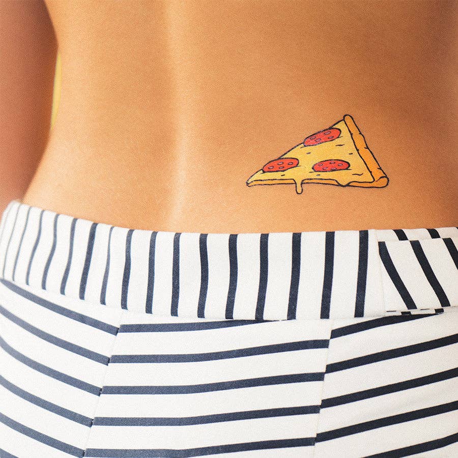 Tattoonie - PEPPERONI tijdelijke tatoeage (set van 2)