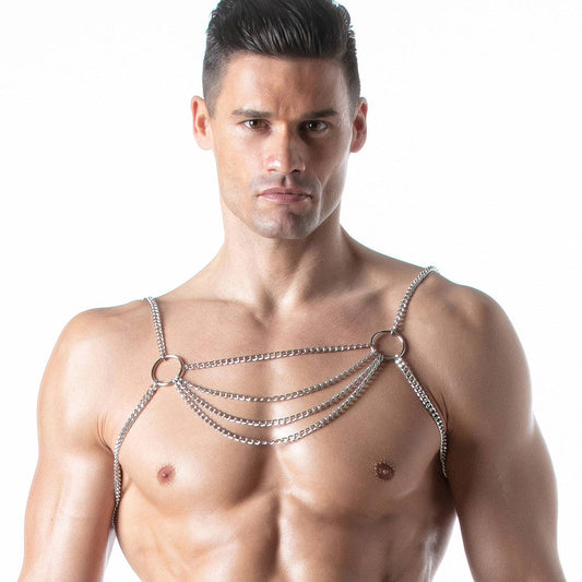 LEADER - Ketting Party-harnas lichtzilver: One Size