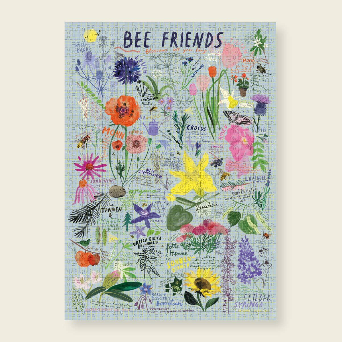 Wonderpieces - Puzzel “Bee Friends” van Rinah Lang
