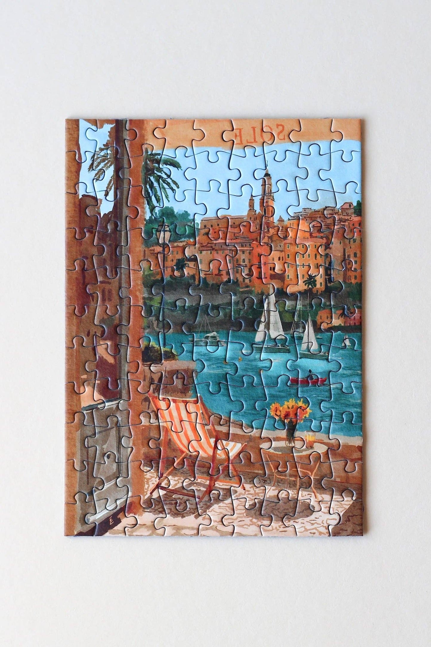 Piecely Puzzles - Mini-puzzel Menton, Frankrijk, 99 stukjes