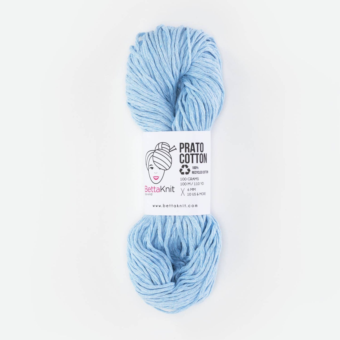 BettaKnit - Prato Cotton, katoengaren verkregen uit gerecycled afval: Roos