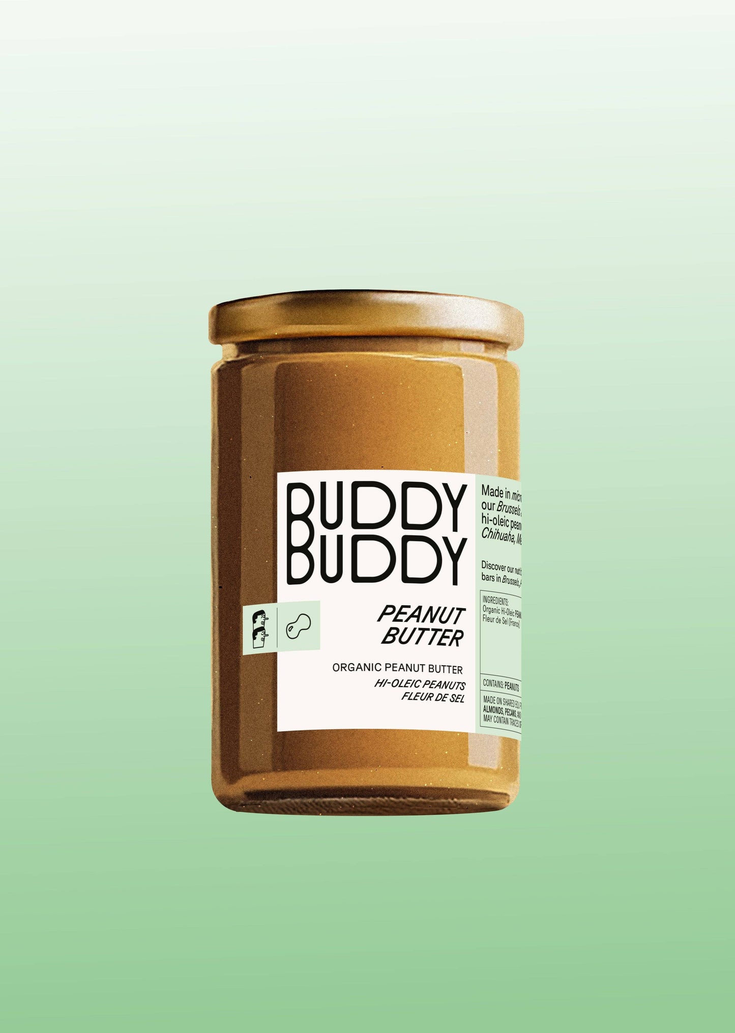 BUDDY BUDDY - Biologische pindakaas