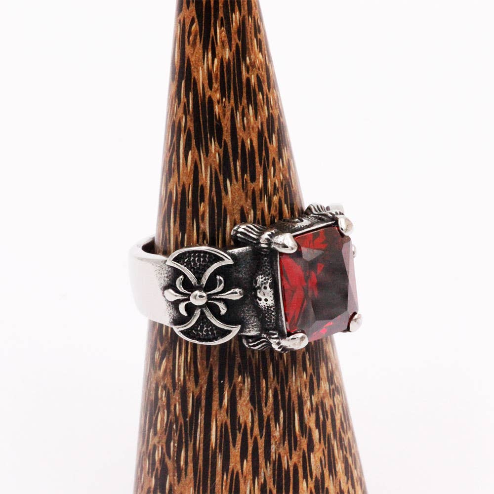 Awaken - Red Gem Ring-A-394: 11