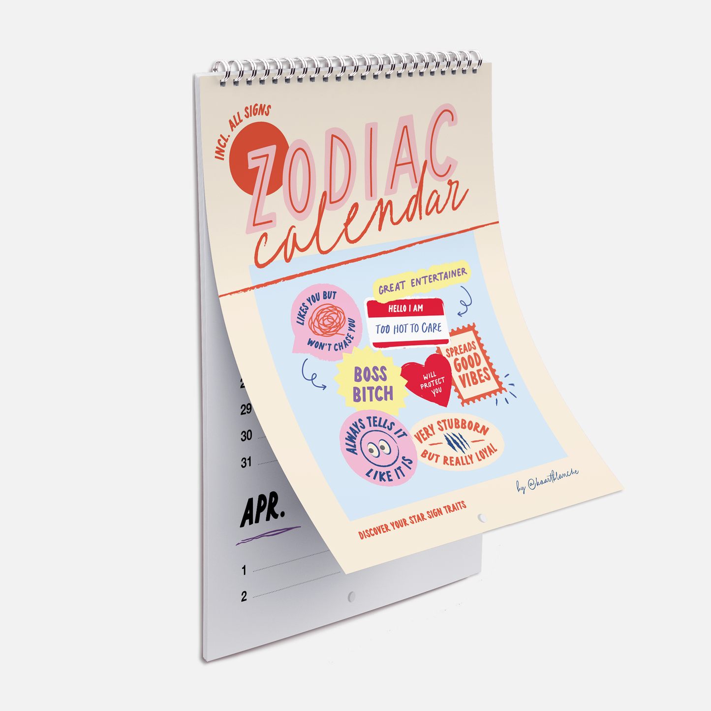 Kaart Blanche - Zodiac Calender