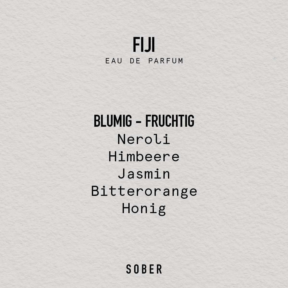 sober - FIJI - Eau de Parfum
