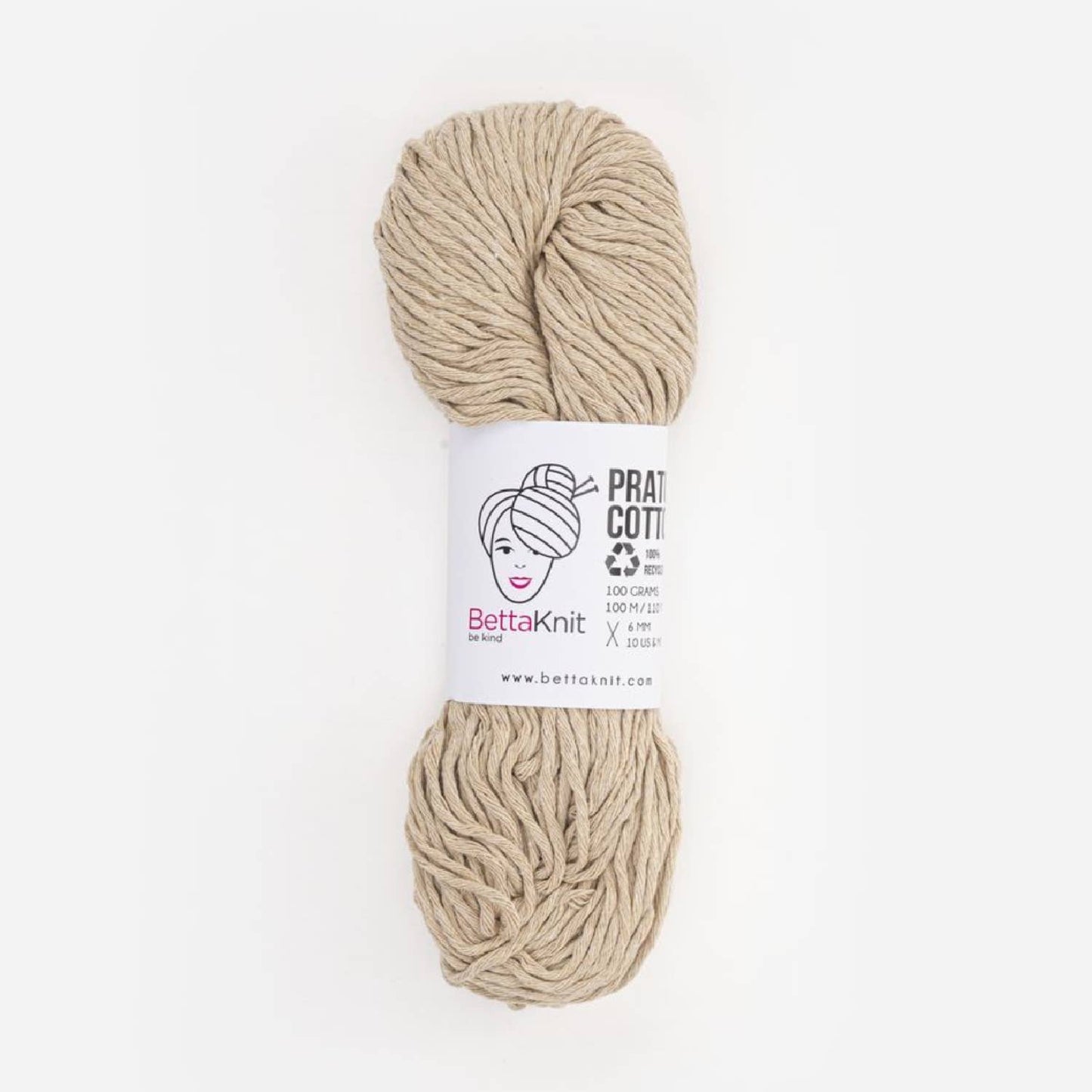 BettaKnit - Prato Cotton, katoengaren verkregen uit gerecycled afval: Perla