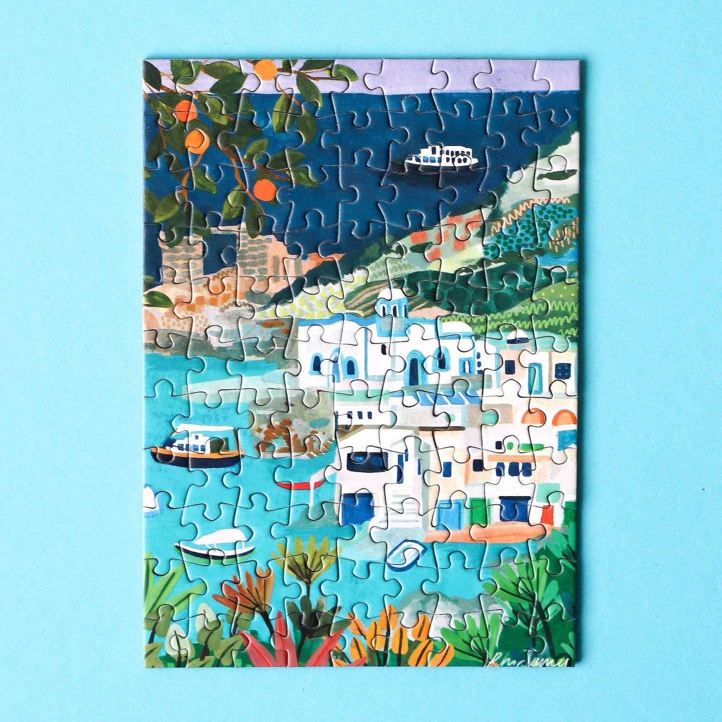 Piecely Puzzles - Milos Griekenland mini-puzzel, 99 stukjes