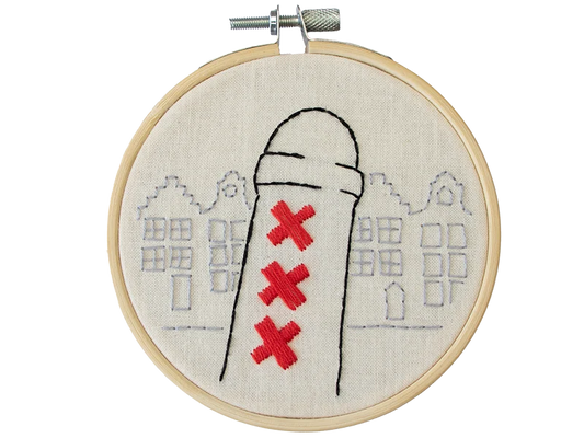Amsterdam Embroidery Kit 10cm