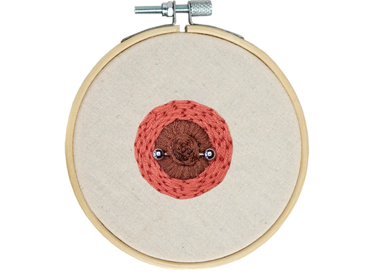 Nipple Embroidery Kit Brown 10 cm