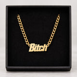 Bitch necklace gold (45cm)