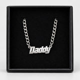 Daddy necklace - silver