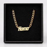 Homo necklace gold